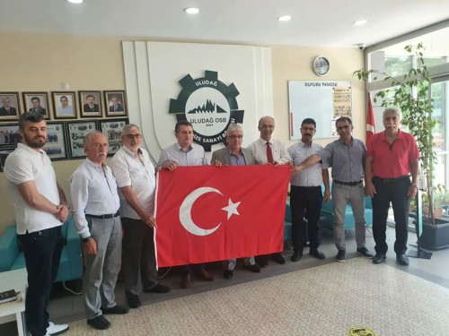 Uludağ Organize Sanayi Bölgesi Başkanı Yunus Aydın'ı ziyaretimiz...